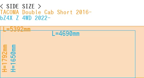 #TACOMA Double Cab Short 2016- + bZ4X Z 4WD 2022-